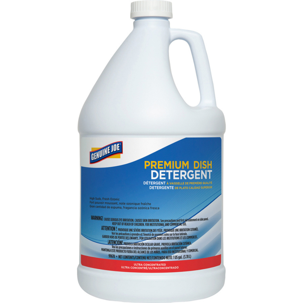 Genuine Joe Premium Dish Detergent 4/1 gallon Evolvewhs